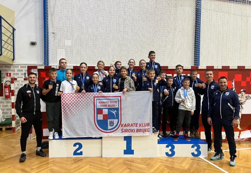 Karate klub Široki Brijeg osvojio 15 medalja 